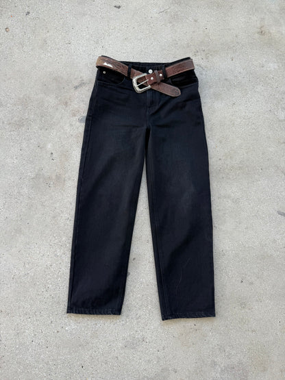 STREET CUT DENIM — JET BLACK