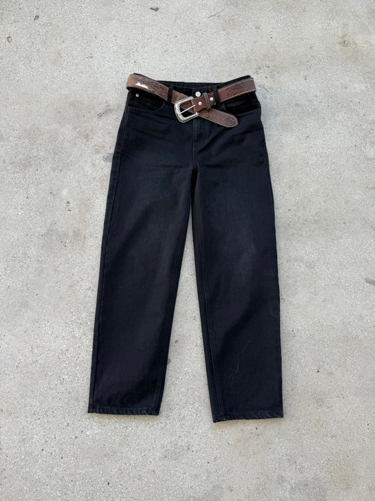 STREET CUT DENIM — JET BLACK