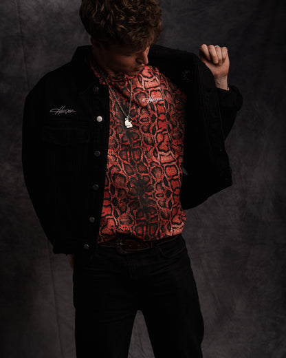 CORE JACKET — CHARCOAL BLACK