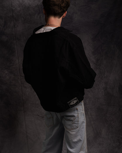 CORE JACKET — CHARCOAL BLACK