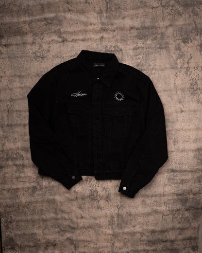 CORE JACKET — CHARCOAL BLACK