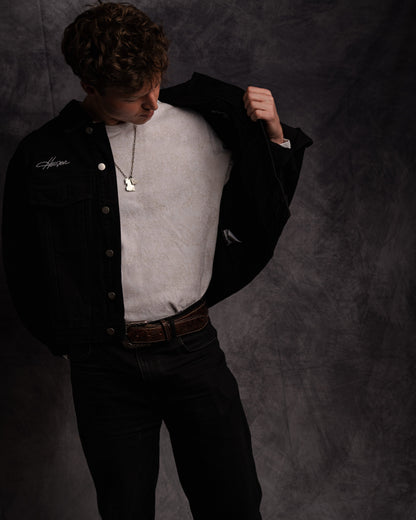 CORE JACKET — CHARCOAL BLACK