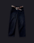 STREET CUT DENIM — JET BLACK