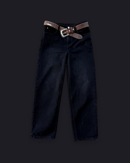 STREET CUT DENIM — JET BLACK